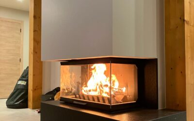 Cheminée contemporaine